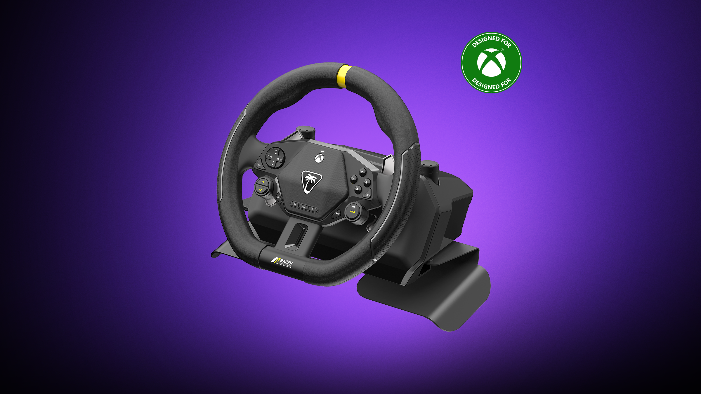 Turtle Beach - Racer Wireless Racing Wheel
