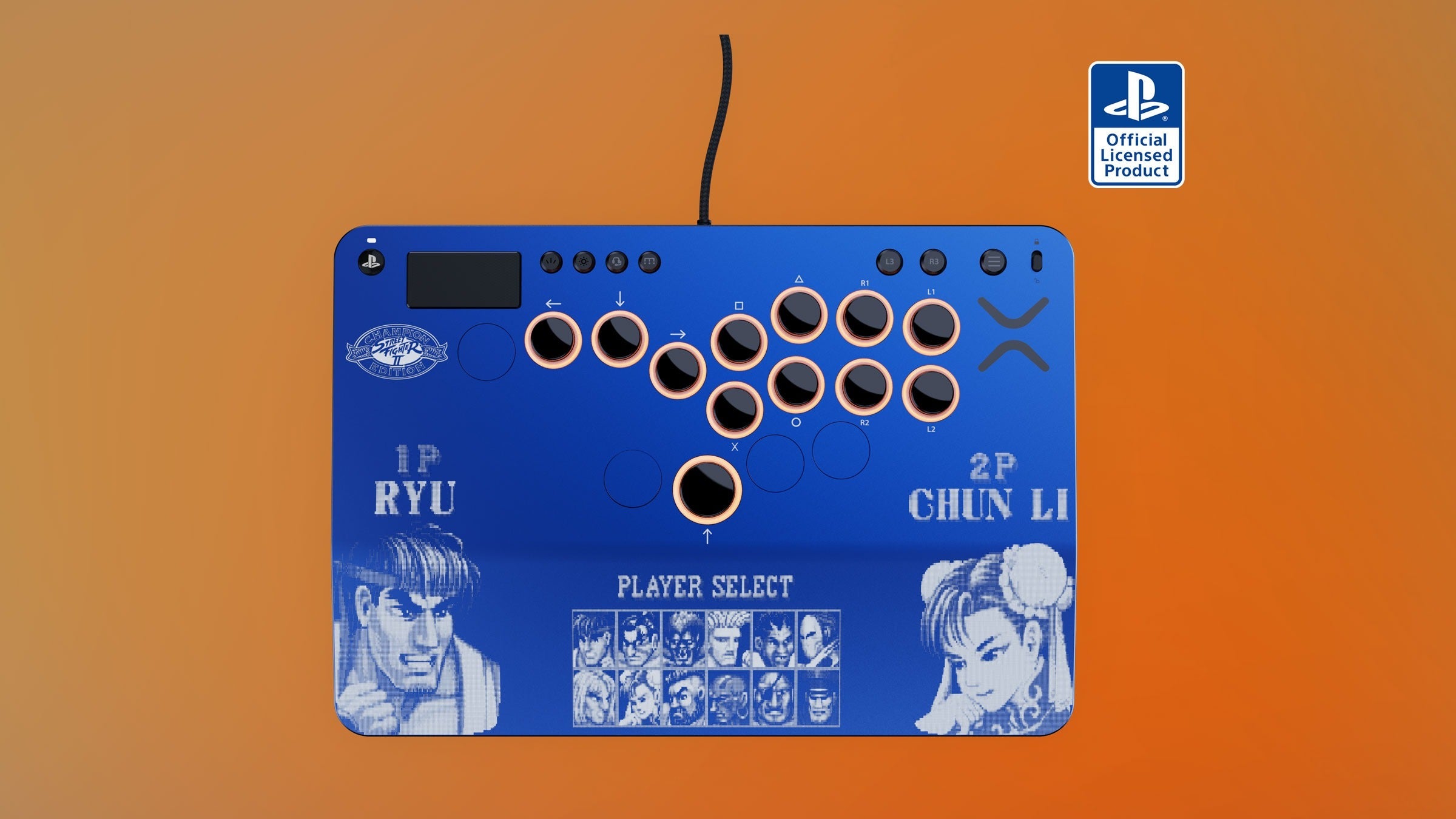 Turtle Beach - Victrix Pro KO Leverless Fight Stick - Street Fighter II: Champion Edition