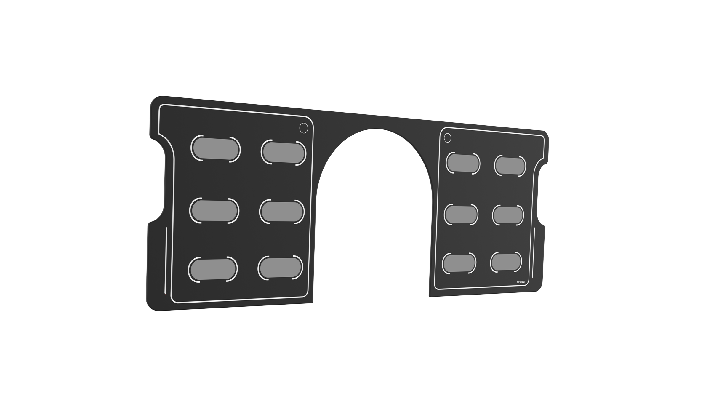Turtle Beach - VelocityOne Flight Status Indicator Panel, Blank Layout