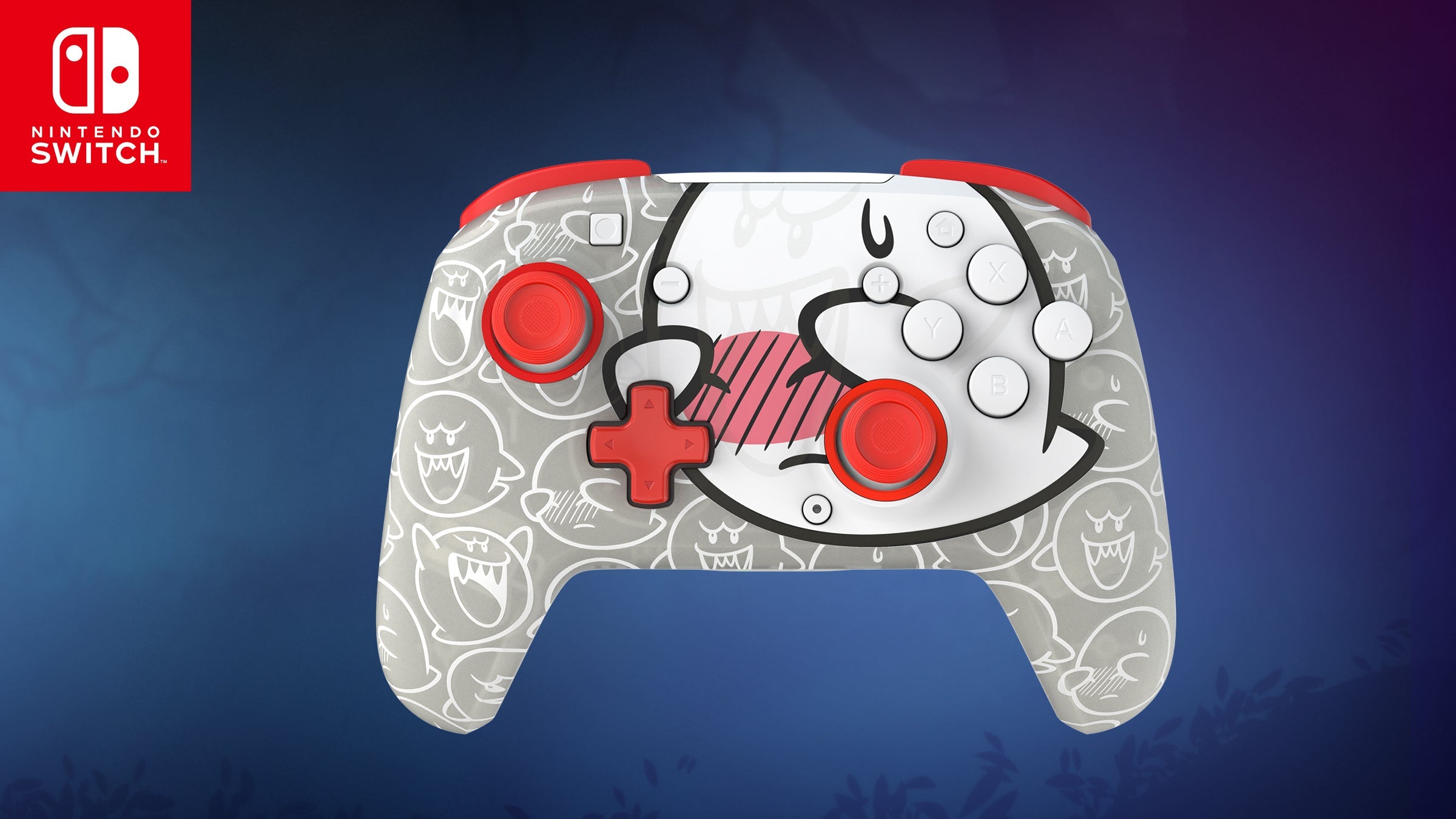 Turtle Beach - PDP Rematch Wireless Controller + PDP Travel Case Plus Glow - Boo - Nintendo Switch Bundle - Image 2