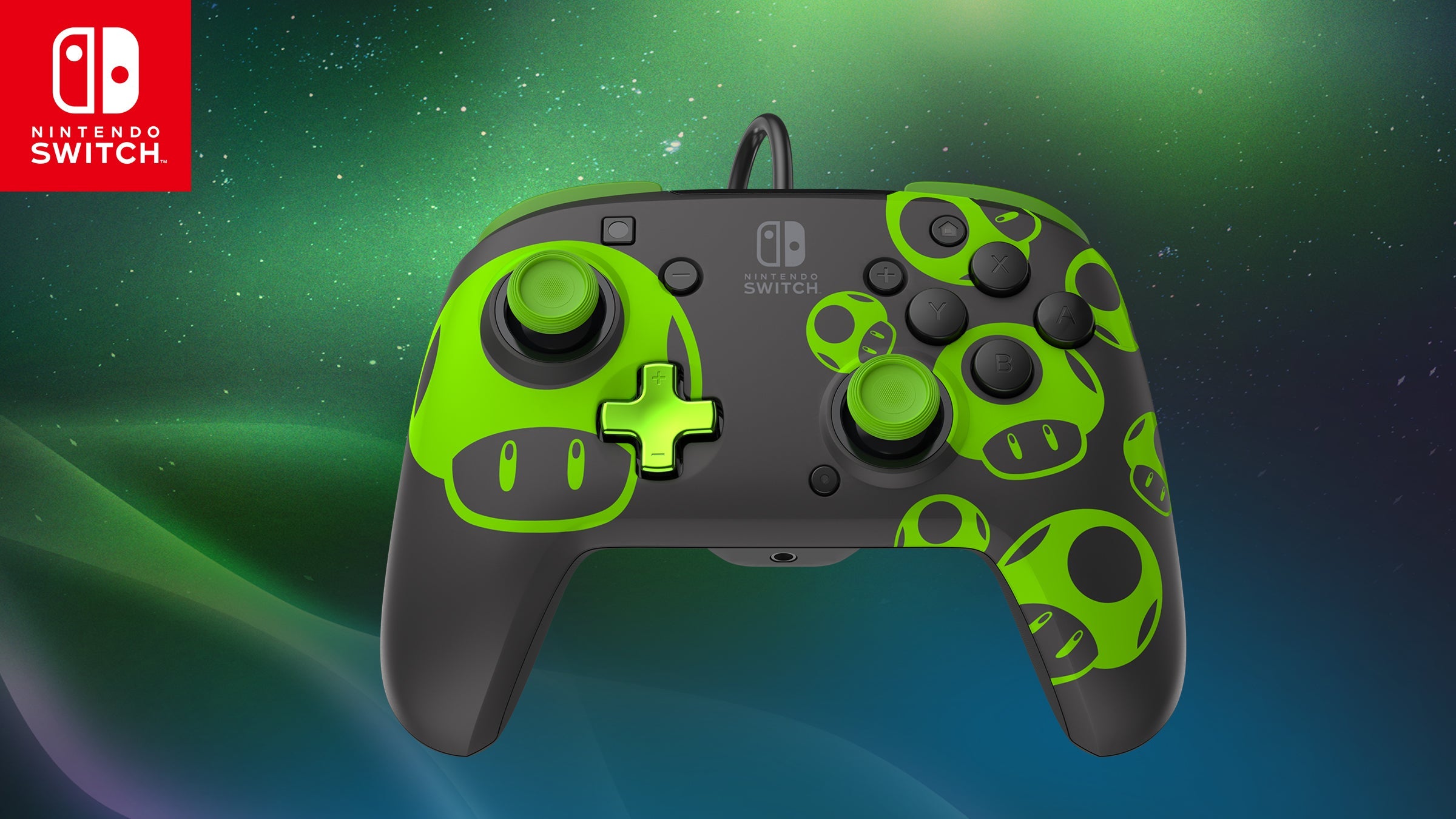 Turtle Beach - PDP REMATCH Glow Wired Controller - Nintendo Switch