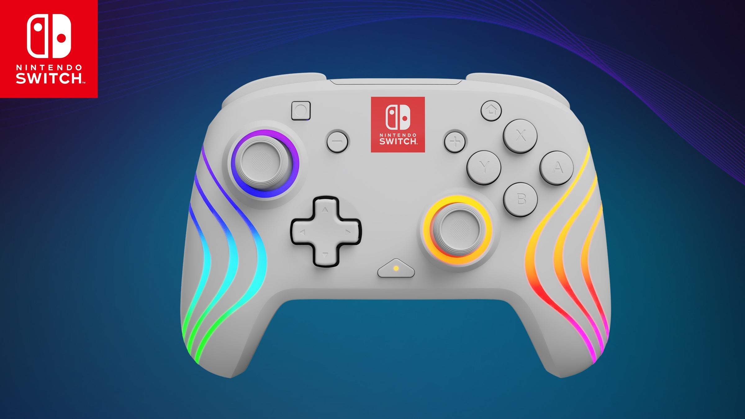 Turtle Beach - PDP Afterglow Wave Wireless Controller - Nintendo Switch