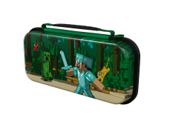 Alternative view of Turtle Beach - PDP REALMz Travel Case Plus: Minecraft Forest Battle - Nintendo Switch